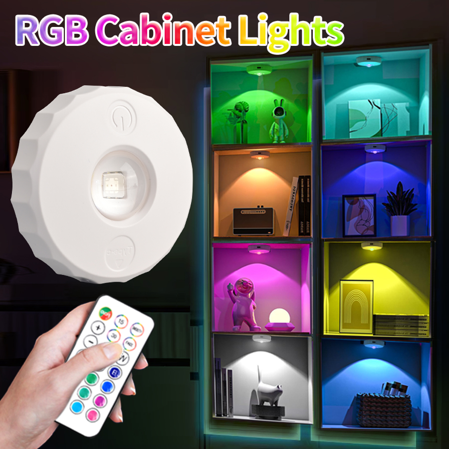 Commercial Kitchen Lights - LED Cabinet Light RGB Remote Control