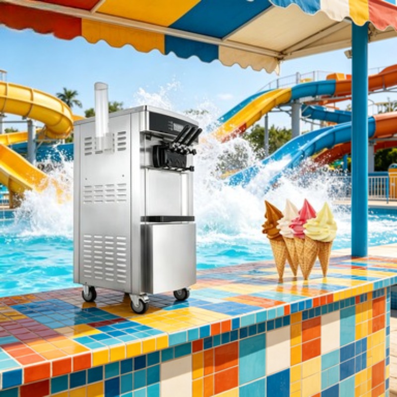 Floor Standing Ice Cream Maker - đánh giá và giá Soft Serve Ice Cream Machine