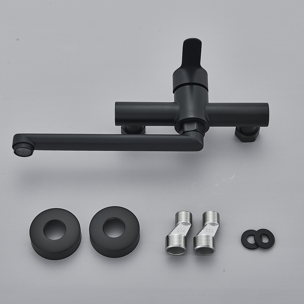Black Wall Mounted Kitchen Fau - đánh giá và giá Commercial Kitchen Mixer Tap